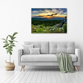 Tablouri tipărite pe pânză Panorama de munte