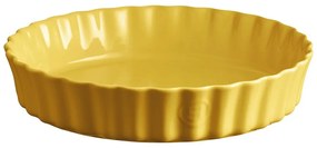 Formă din ceramică pentru plăcintă Emile Henry, ⌀ 28 cm, galben