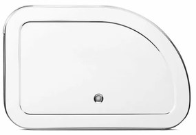 Cutie de paine Brabantia Roll Top 646881, 16 L, 44.5x26 cm, Constructie usoara si robusta, Inox