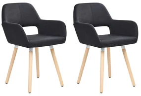 Set 2 buc. scaune pentru sufragerie Chico (negru). Promo -35%. 1009920