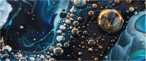 Tablou - Picături de cerneală (120x50 cm)