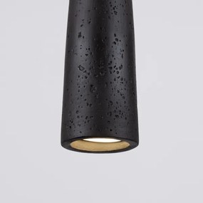 Lustră pe cablu Sollux SL.1355 ELECTRA 1xGU10/10W/230V beton/negru