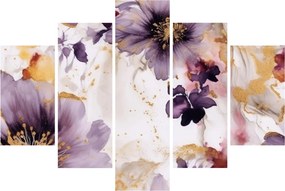 Tablou - Acuarelă flori (150x105 cm)