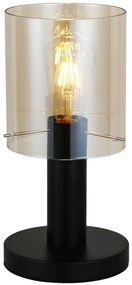 Lampă de masă SARDO 1xE27/40W/230V negru/auriu ITALUX TB-5581-1-BK+AMB