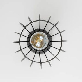 Plafonieră LED 1xE27/6,5W/230V neagră