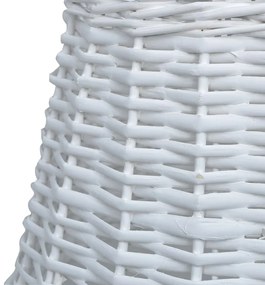 Abajur de lampa, alb, 50 x 30 cm, rachita Alb, 50 x 30 cm