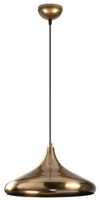 Lustră aurie cu abajur din metal ø 35 cm Berceste – Opviq lights