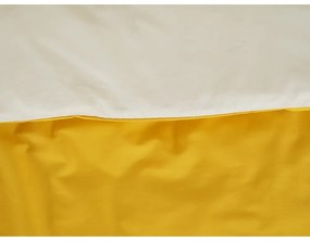 B.E.S. Petrovice Lenjerie de pat din bumbac Double face muștar/cafea