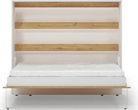 Pat rabatabil Devesto Horizontal Wall 140 Artisan Eiche LED, 200x140 cm – Artisan Eiche
