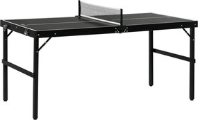 SPORTNOW Masă Pliabilă de Ping Pong cu Fileu și Mâner | Aosom Romania