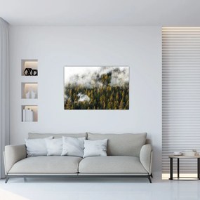 Tablou - Pădure în nori (90x60 cm)