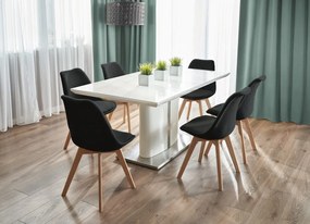 Scaun ALTA tapitat in tesatura neagra