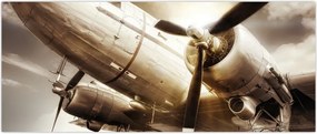 Tablou - Avion (120x50 cm)