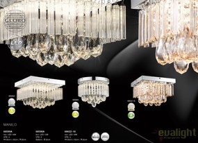 Plafoniera LED design modern Manilo diam. 28cm 68598A GL