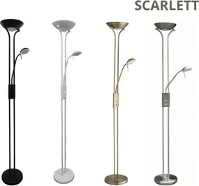 Brilagi - Lampă de podea dimabilă SCARLETT 1xR7s/230W/230V + 1xG9/40W albă