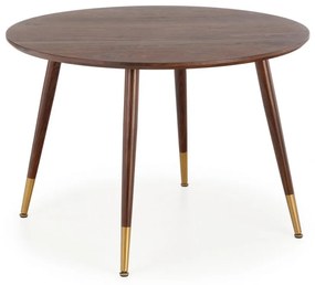 Set masa rotunda Domenico ø110 cm + 3 scaune K482 bej