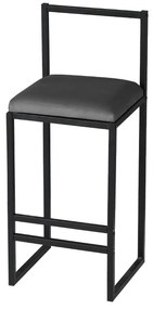 Scaun tip bar Nathaniel (Gri). 1089653