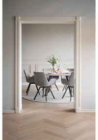 Scaune de dining gri rotative 2 buc. Norwell - Rowico