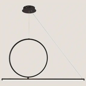 Lustră LED pe cablu LED/32W/230V 3000K negru