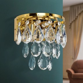 Aplica de perete cristal K9 design elegant CELESTE aurie