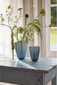 Vază albastru-deschis din ceramică (înălțime 20,5 cm) Hammershøi – Kähler Design