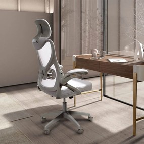 Scaun de birou pivotant design LUX Grey