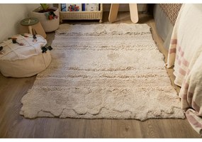 Covor de joacă pentru copii crem din bumbac 120x160 cm Veggie Garden – Lorena Canals