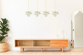 Bohemia-Design - Pendul pe cablu 1xE27/60W/230V crem