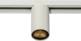 Spotlight modern alb pentru sistem de șine monofazate GU10 35mm - Iconic Ruby Honey