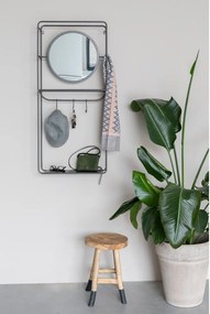 Set pentru hol negru din oțel Duco – White Label