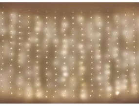 Ghirlandă LED de exterior, 240 LED, 8 funcții, 6,7 m, IP44, alb cald
