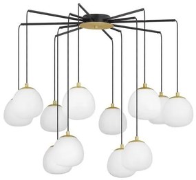 Lustra moderna design deosebit cu 12 de surse de lumina THE EGG