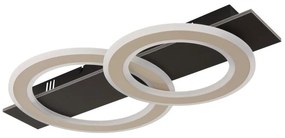 Plafoniera LED slim MDF maro JAYDEN