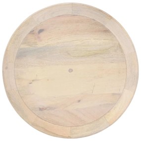 320599 vidaXL Masă laterală, Ø50 x 55 cm, lemn masiv de mango