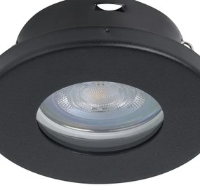 SET 3x corp de iluminat LED pentru baie Eglo 901758 FAVAZZINA 1xGU10/4W/230V IP44 negru