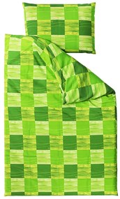 Lenjerie de pat bumbac SONKA verde Dimensiune lenjerie de pat: 70 x 90 cm | 140 x 200 cm