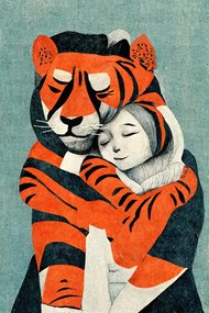 Ilustrație My Tiger And Me, Treechild