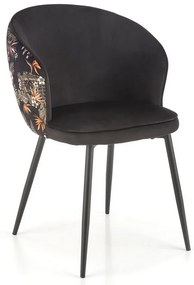 Scaun de bucaterie Nathan, negru