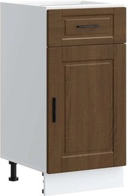 vidaXL Dulap de bază de bucătărie „Porto” din lemn de stejar maro