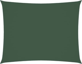 vidaXL Parasolar verde închis 3,5x4,5m țesătură oxford dreptunghiular