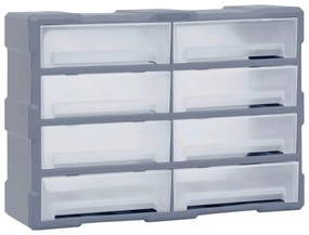 149600 vidaXL Organizator cu 8 sertare mari, 52x16x37 cm