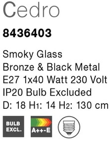 Pendul modern design decorativ Cedro NVL-8436403