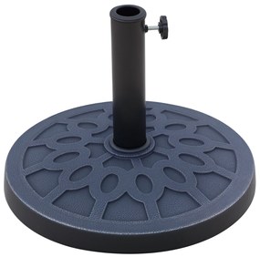 Outsunny Bază Rotundă pentru Umbrelă de Ø38 mm și Ø48 mm cu Mâner, Ø45x33 cm, Bronz | Aosom Romania