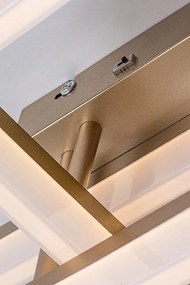 Plafoniera LED design geometric Amilia auriu