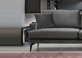 Canapea cu 3 Locuri Papira 3 Seater, Gri