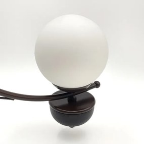 Lustră pe lanț Brilagi COTTAGE 5xG9/40W/230V stejar/alb