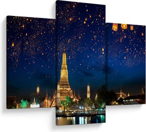 Tablou - Lampioane norocului, Bangkok (90x60 cm)