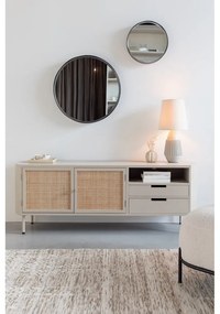 Masă TV crem din ratan Amaya – White Label