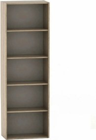 Biblioteca TEMPO ASISTENT NEW 001, stejar sonoma, PAL melaminat, 57x34
