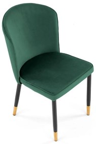Scaun de bucaterie Dio, verde/negru